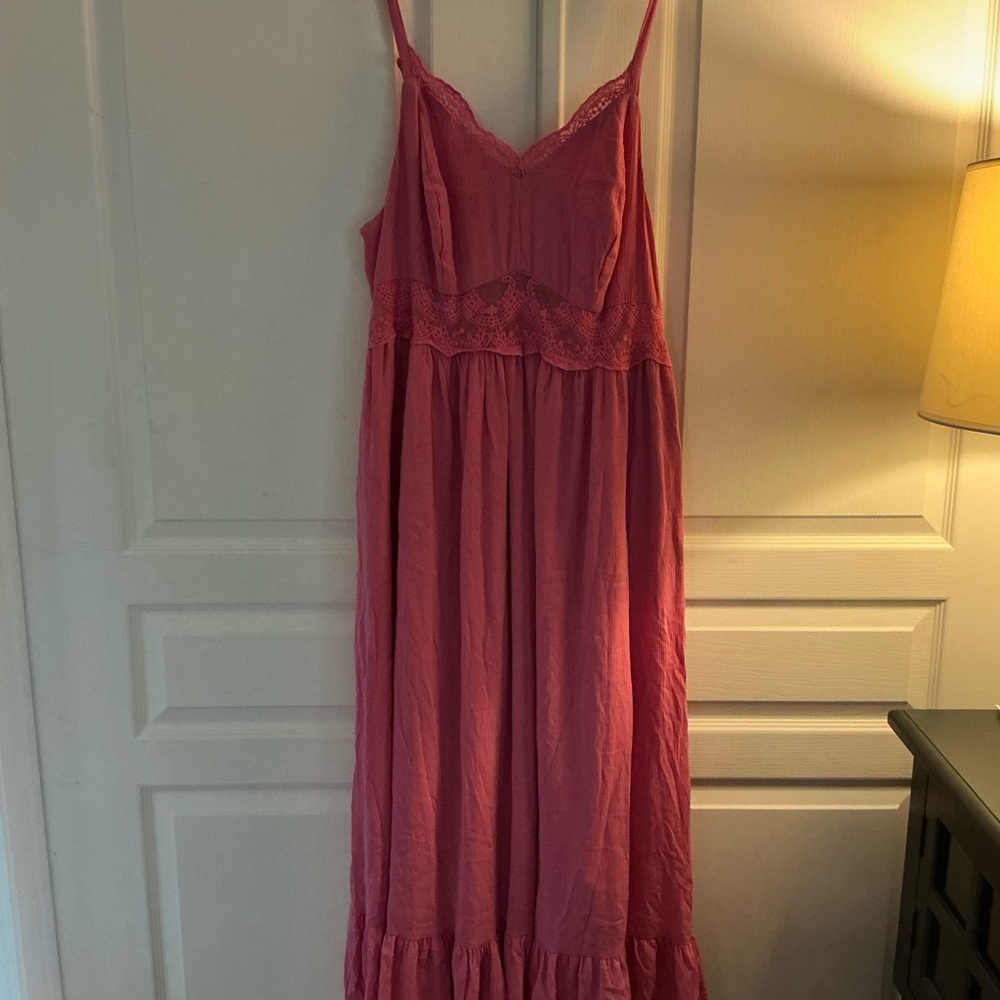 Torrid pink maxi sundress